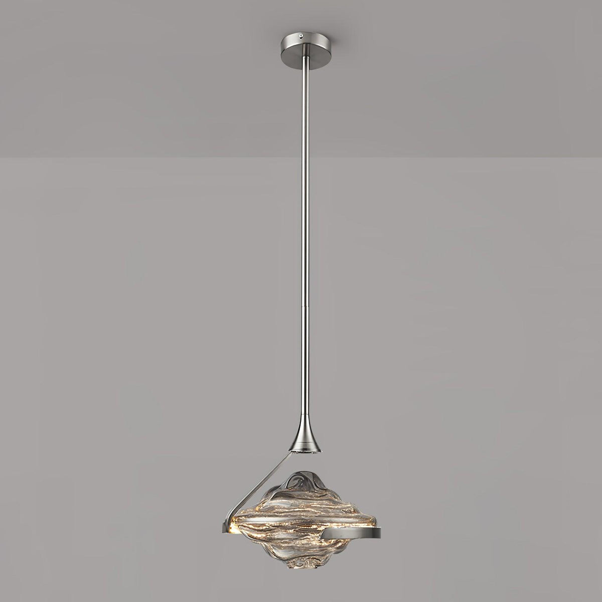 Elyarette lampada a sospensione in cristallo diamante