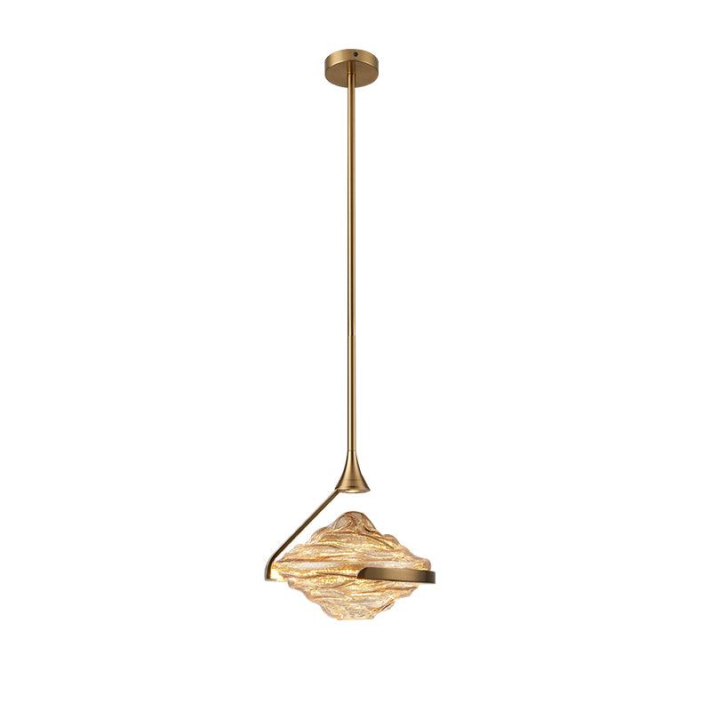 Elyarette lampada a sospensione in cristallo diamante