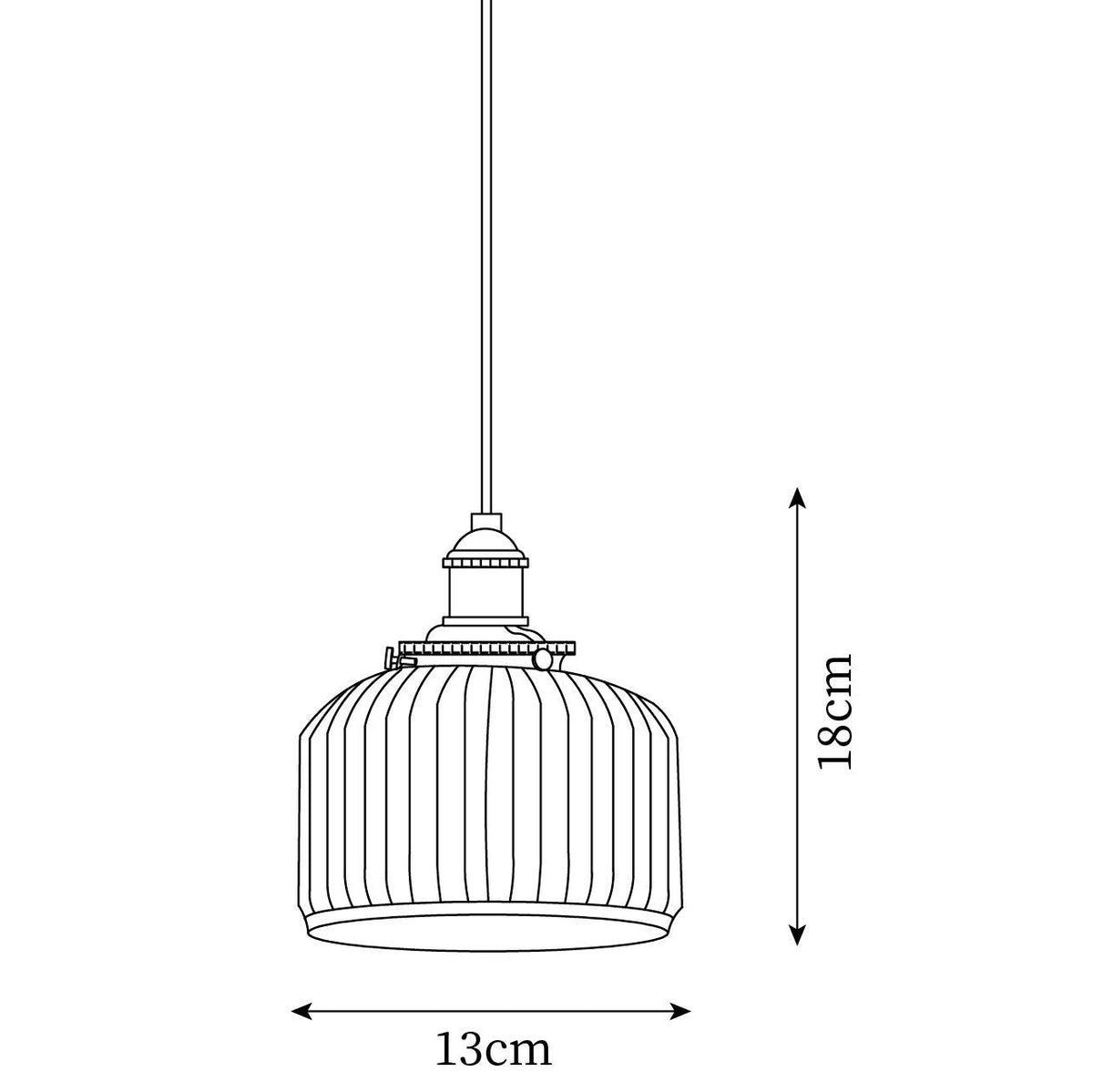 Vessil lampada a sospensione