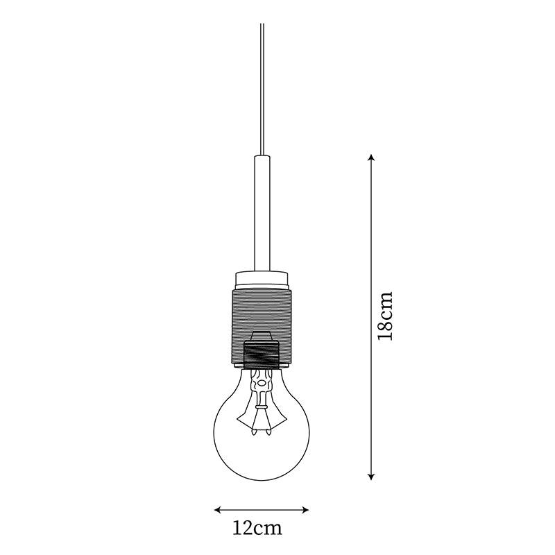 Lampada a sospensione in ottone, design minimalista per sala da pranzo o cucina in metallo
