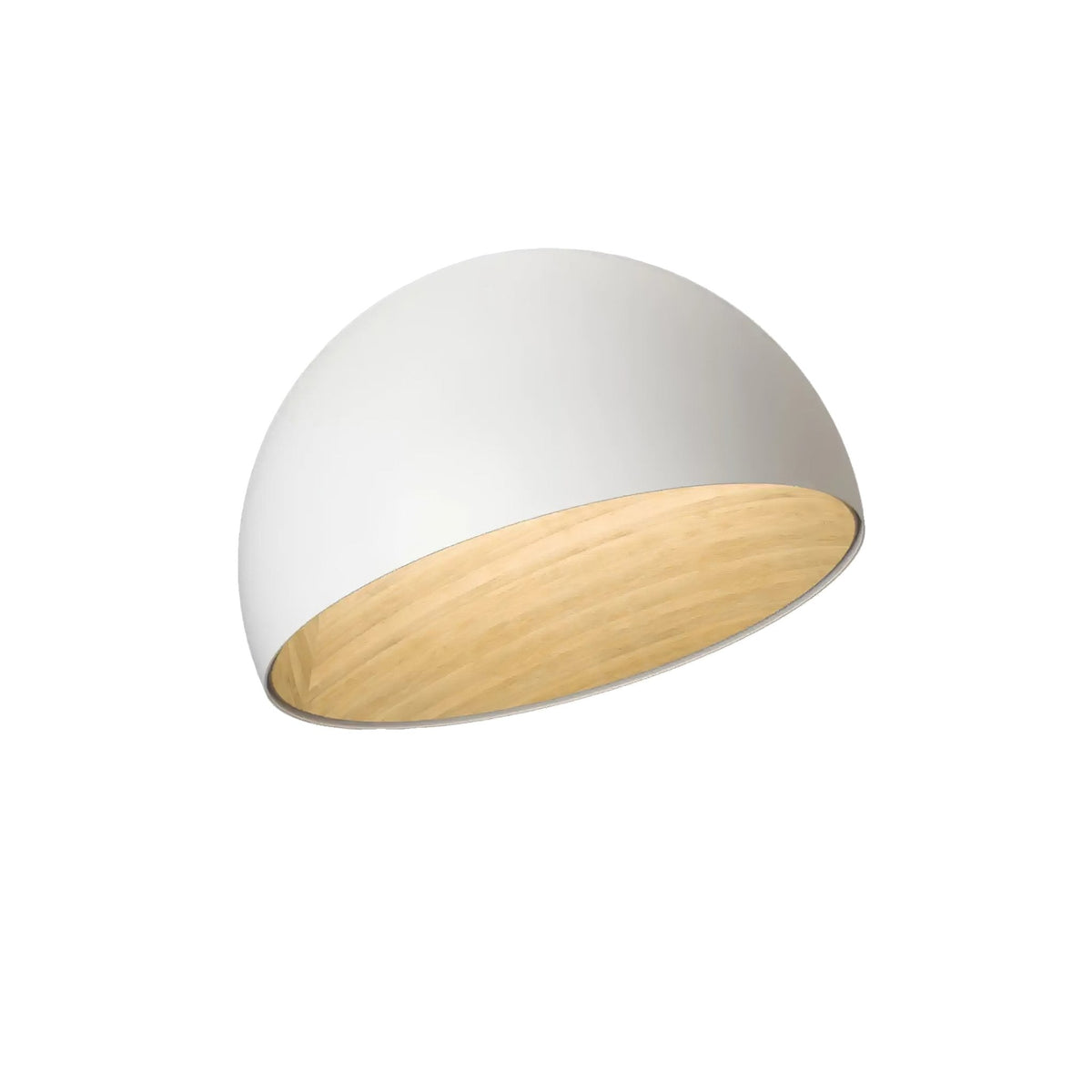 Coda lampada da soffitto a cupola in legno minimalista