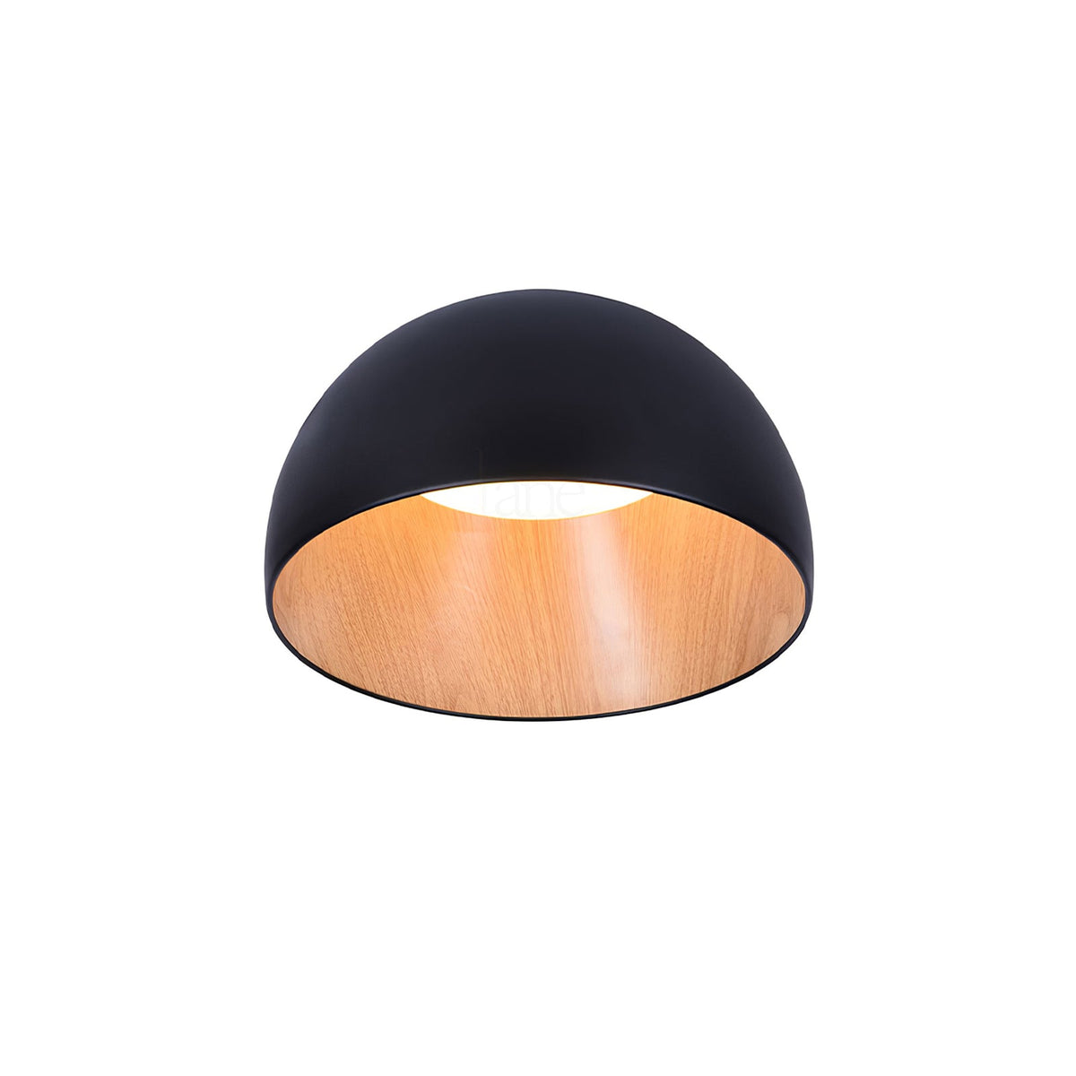 Coda lampada da soffitto a cupola in legno minimalista