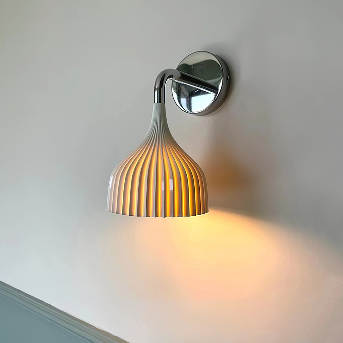 Aurzorus lampada da parete in plastica moderna minimalista