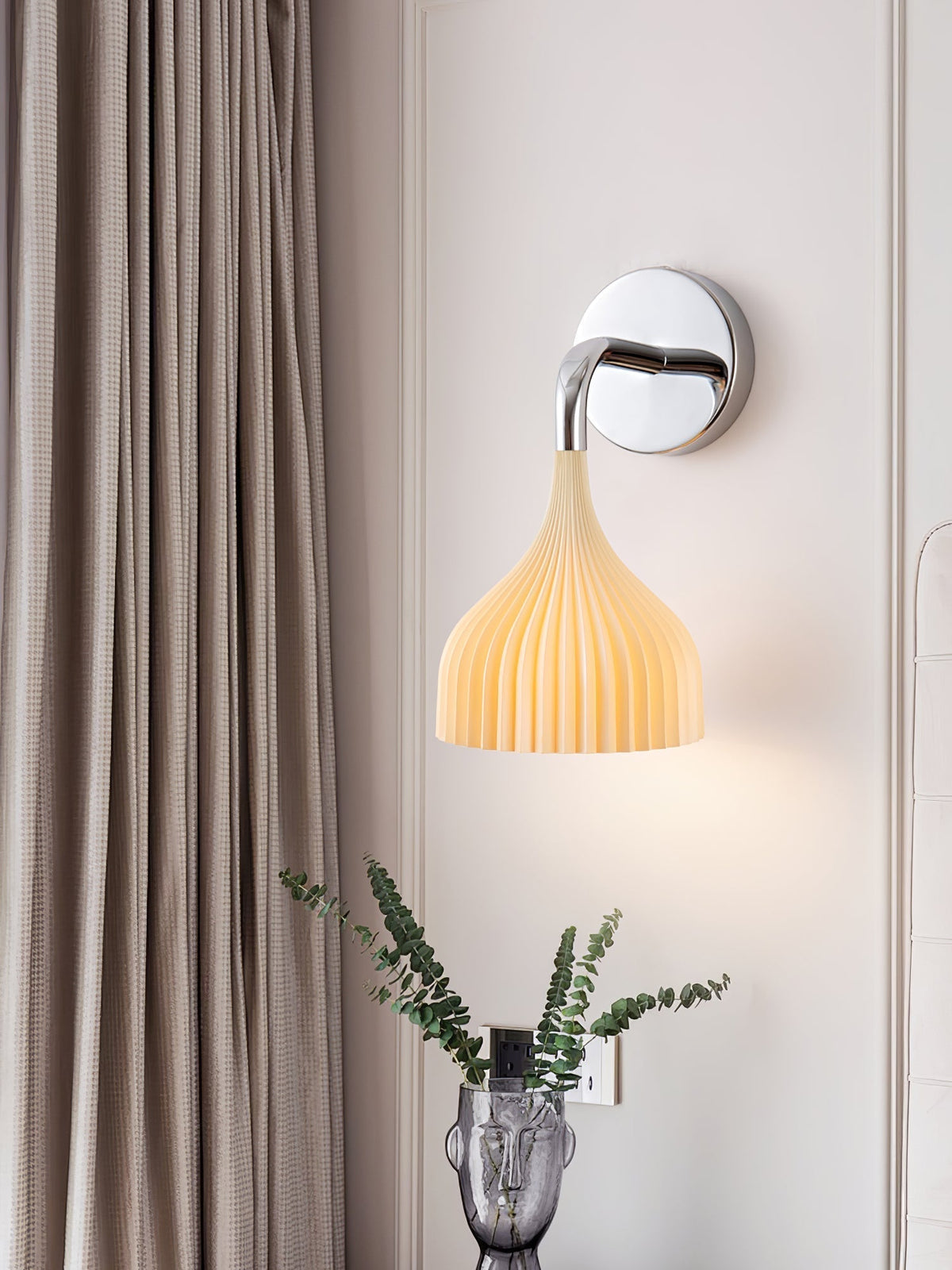 Aurzorus lampada da parete in plastica moderna minimalista