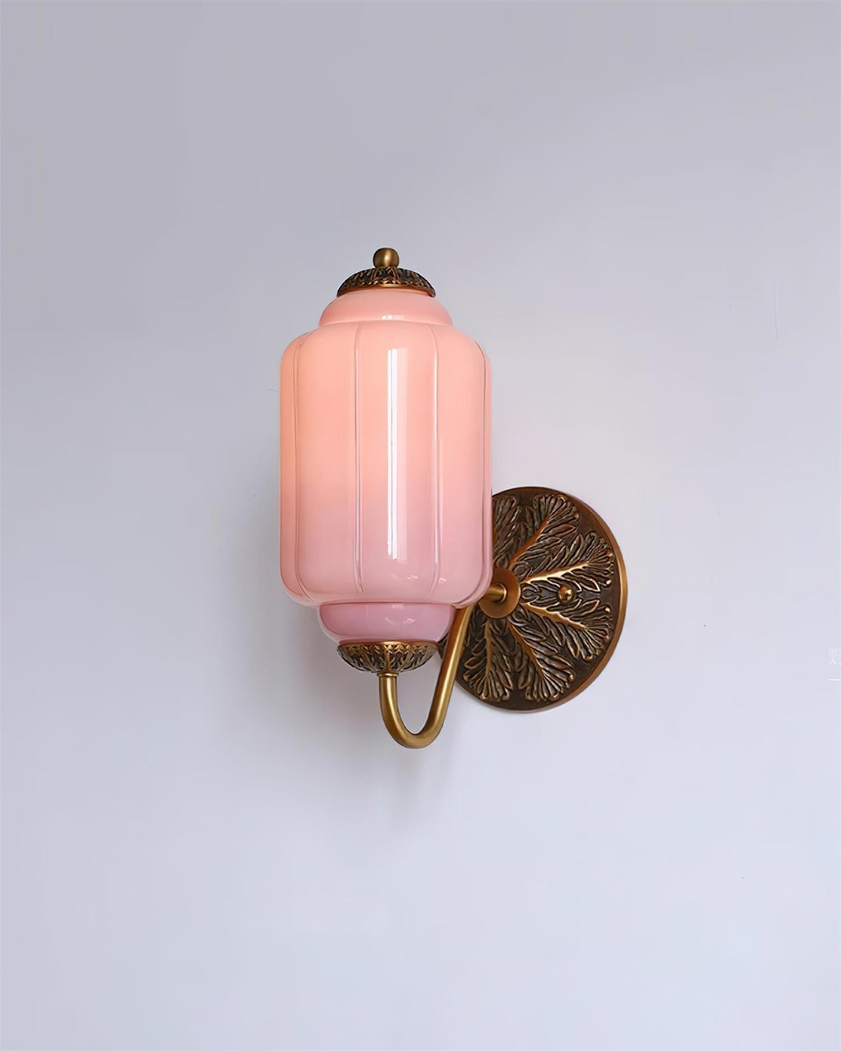 Melvane lampada da parete vintage in vetro Rosa