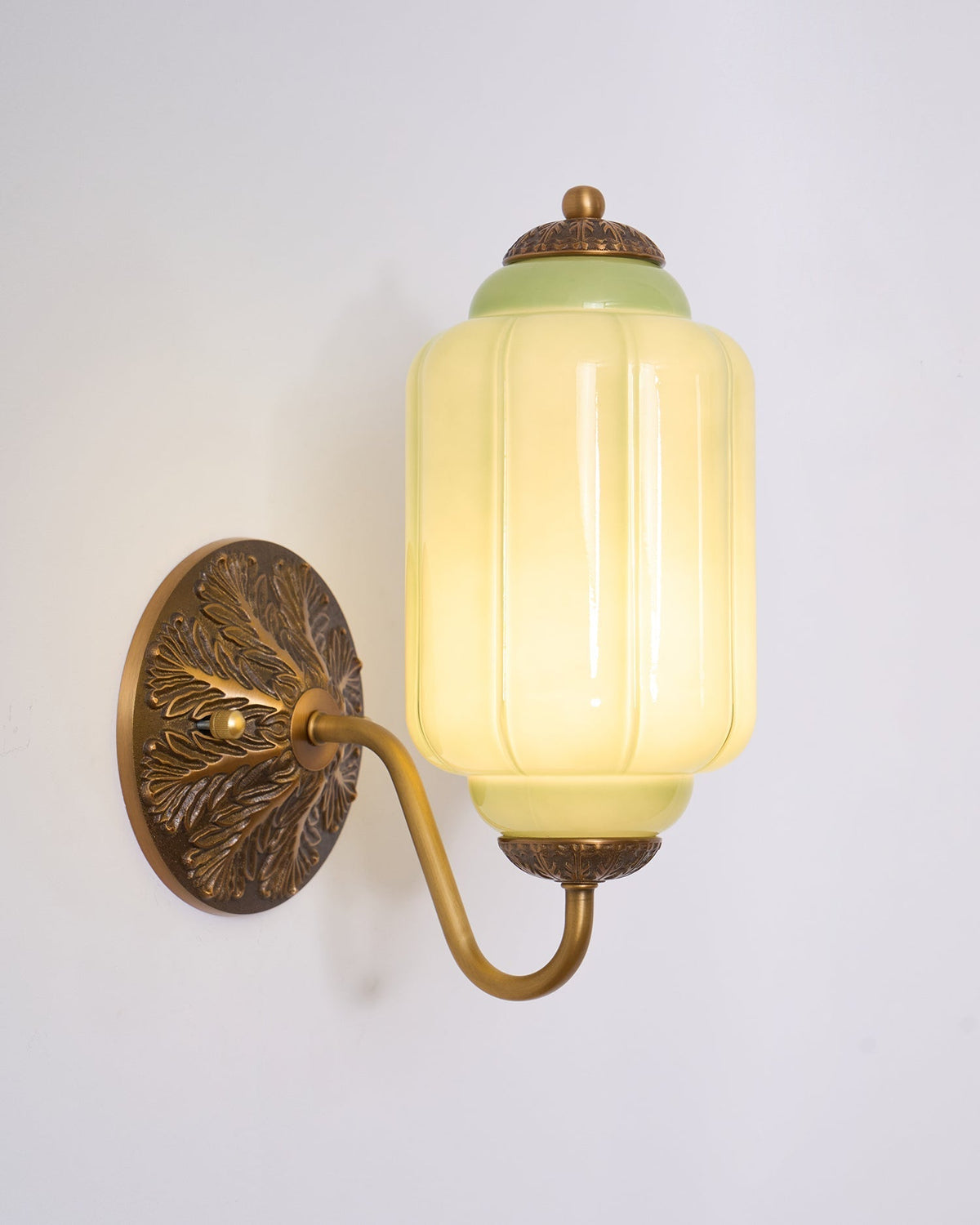 Melvane lampada da parete vintage in vetro Rosa
