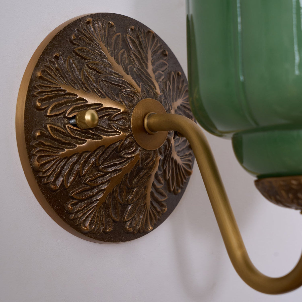 Melvane lampada da parete vintage in vetro Rosa