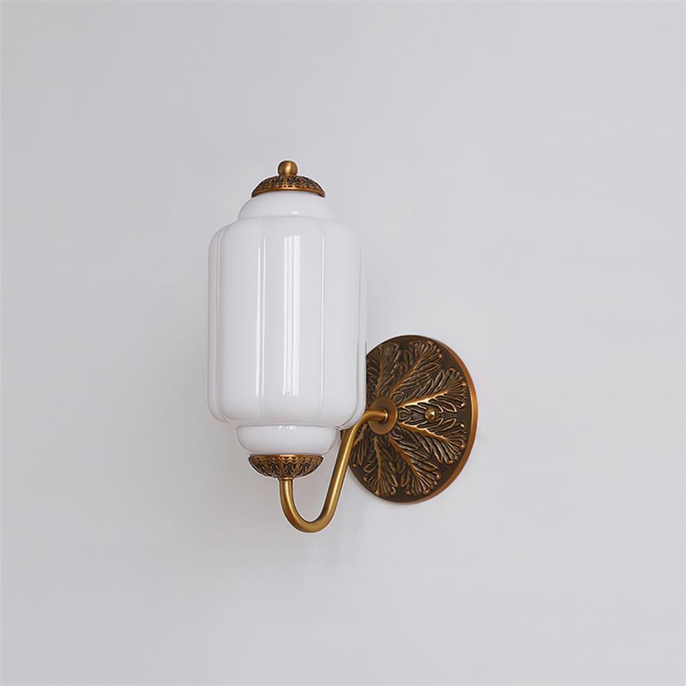 Melvane lampada da parete vintage in vetro Rosa