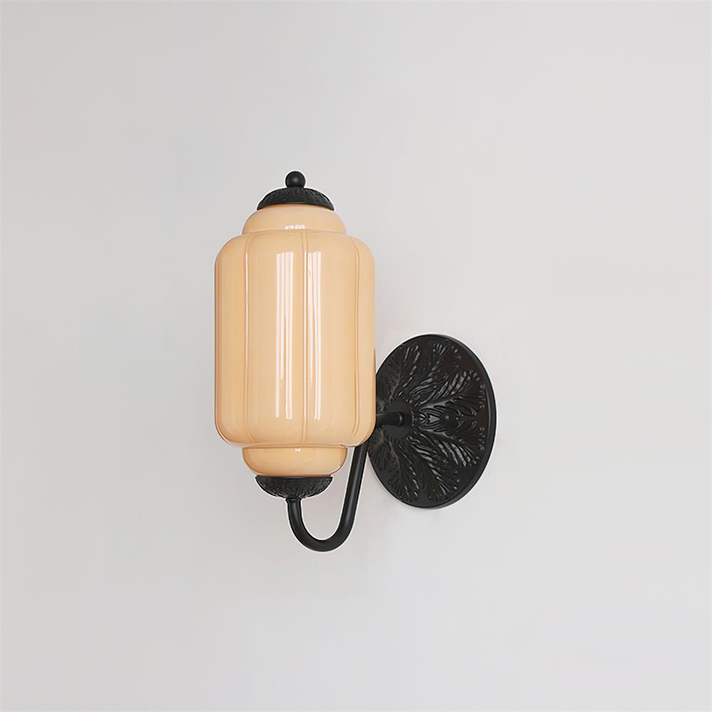 Melvane lampada da parete vintage in vetro Rosa