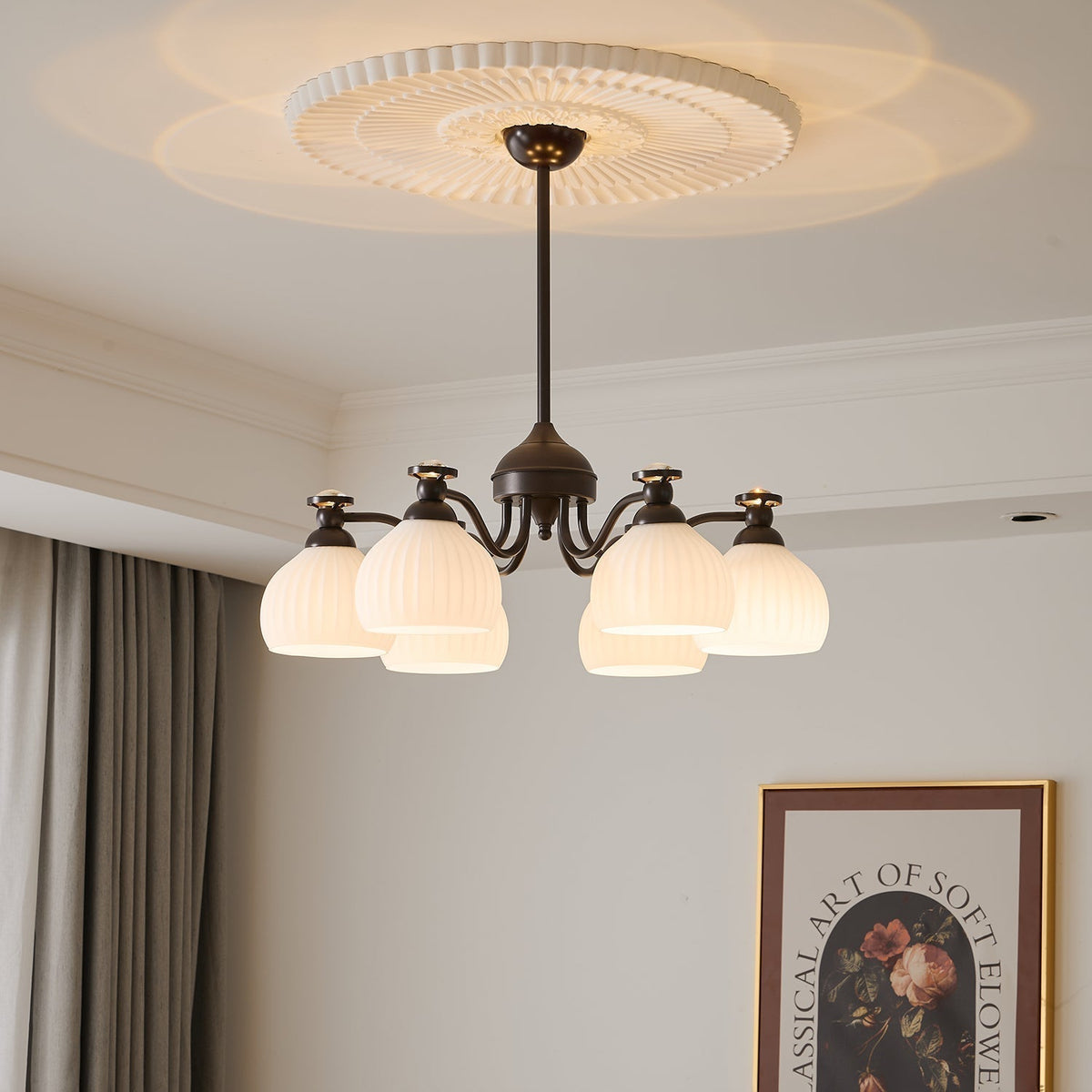 Calaeor lampadario Premium Eleganza in vetro