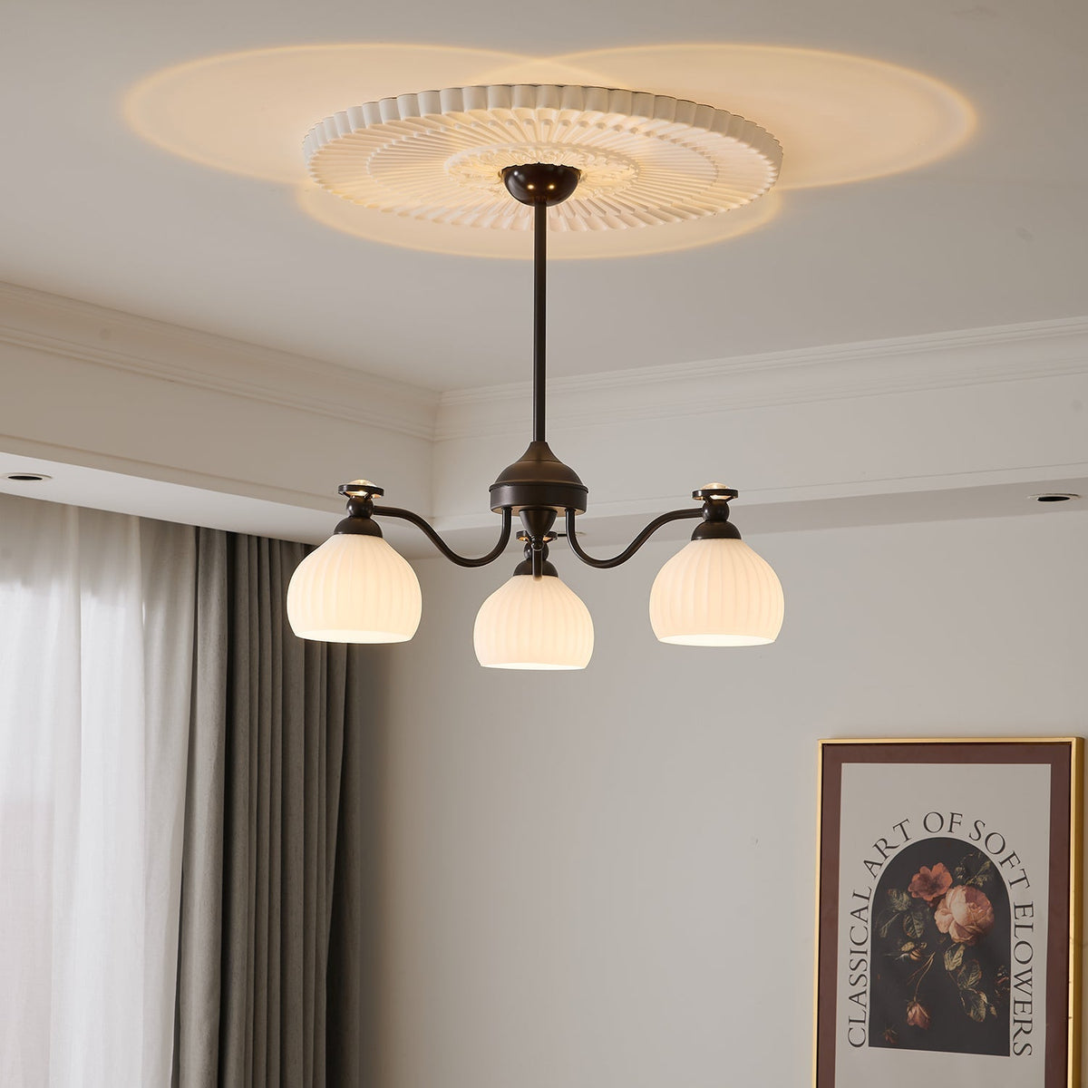Calaeor lampadario Premium Eleganza in vetro