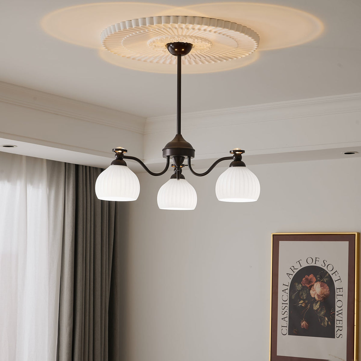 Calaeor lampadario Premium Eleganza in vetro