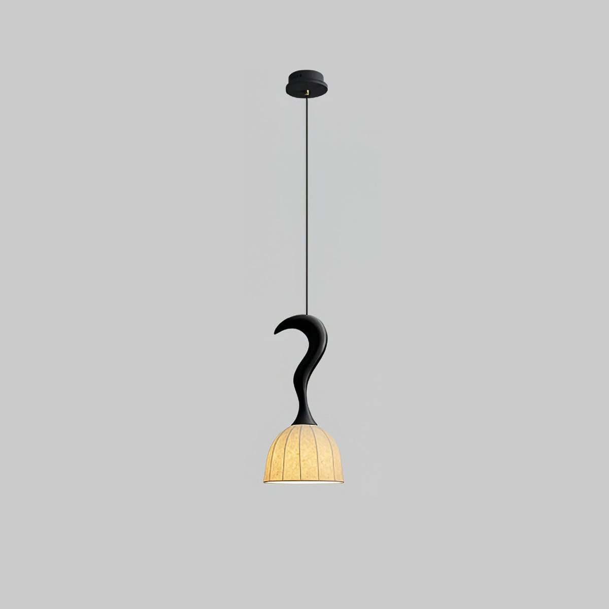 Colire Creativity lampada a sospensione in legno intrecciato