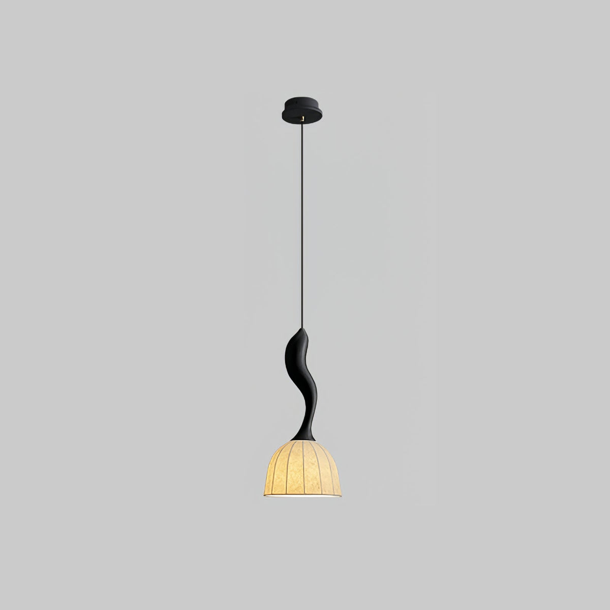 Colire Creativity lampada a sospensione in legno intrecciato