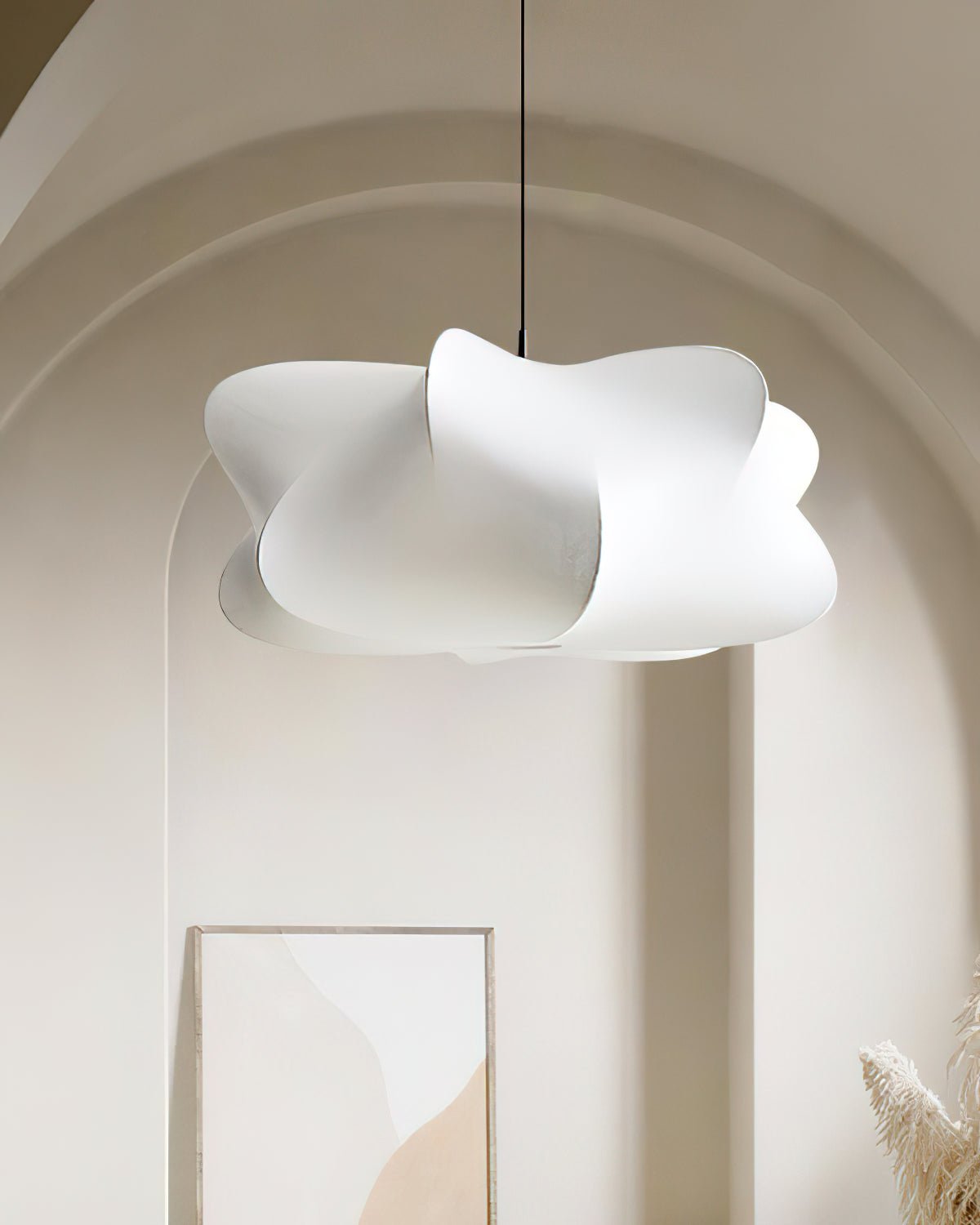 Bibi lampada a sospensione decorativa in seta nuvolosa