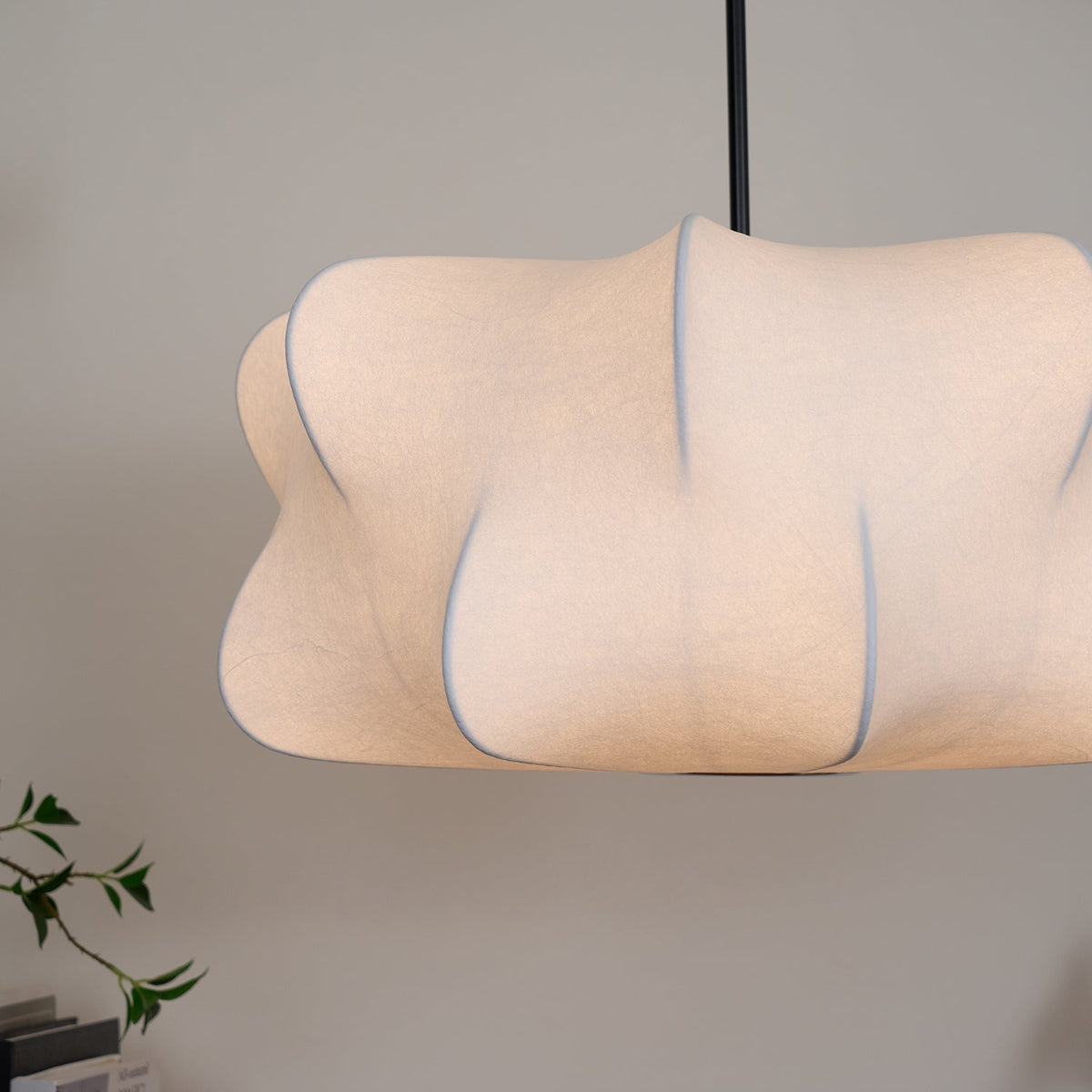 Bibi lampada a sospensione decorativa in seta nuvolosa