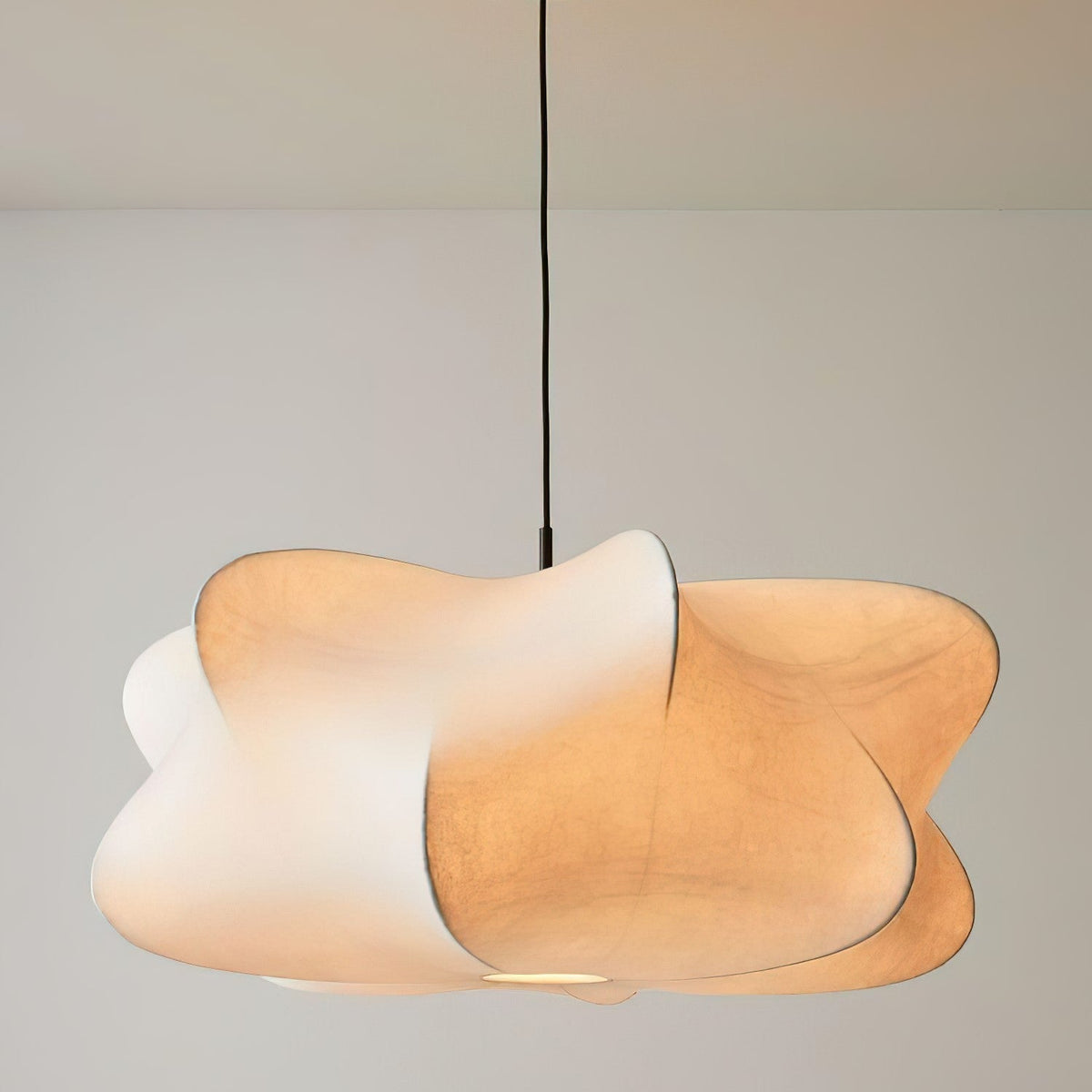 Bibi lampada a sospensione decorativa in seta nuvolosa