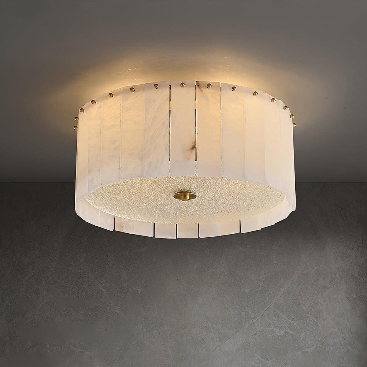 Elde lampada da soffitto in alabastro