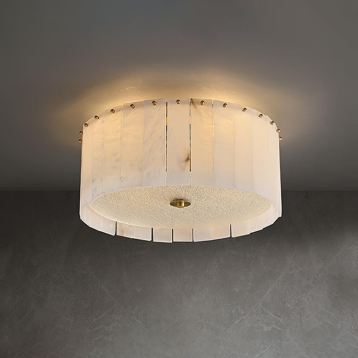Elde lampada da soffitto in alabastro