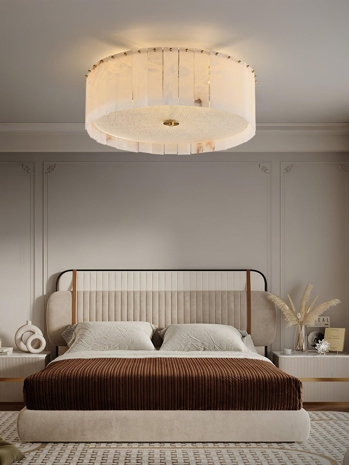 Elde lampada da soffitto in alabastro