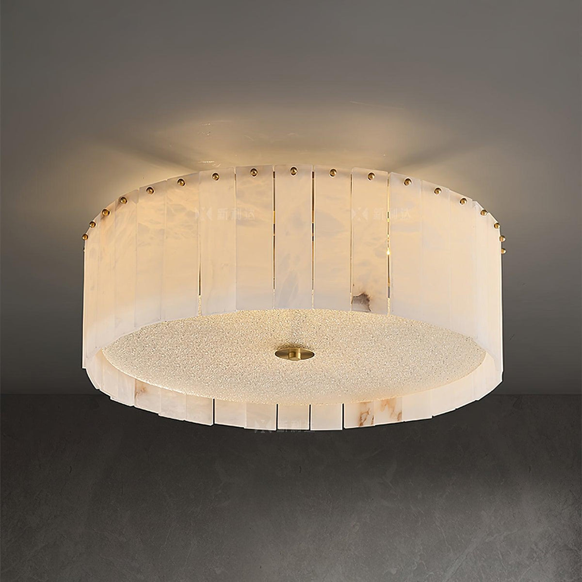 Elde lampada da soffitto in alabastro