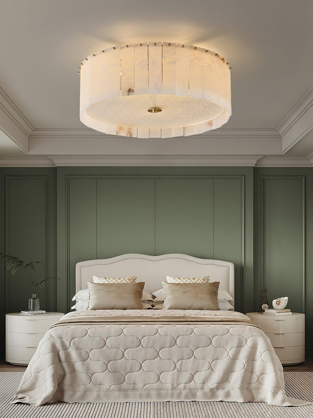 Elde lampada da soffitto in alabastro
