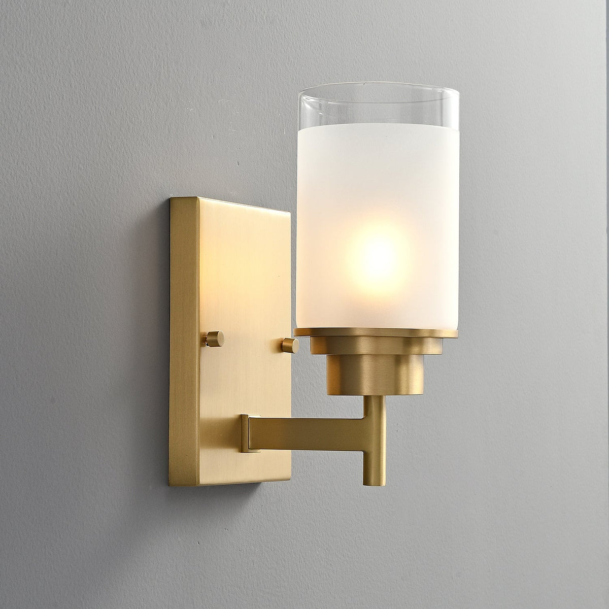 Myvele Elegance vintage ottone vetro applique lampada da parete