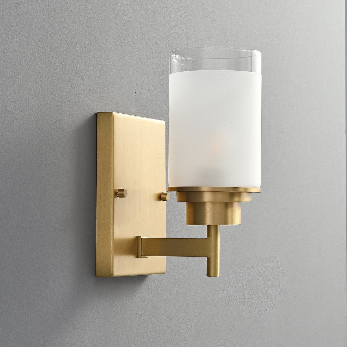 Myvele Elegance vintage ottone vetro applique lampada da parete