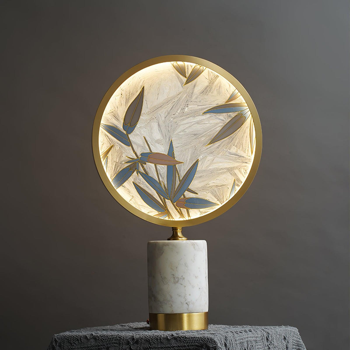 Bambino lampada da tavolo in marmo