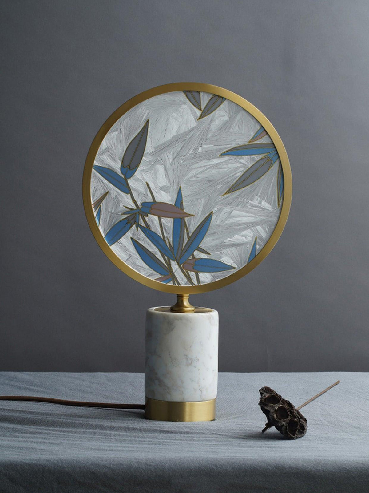 Bambino lampada da tavolo in marmo