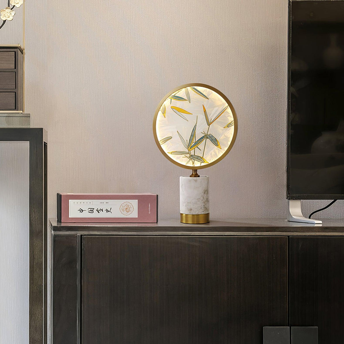 Bambino lampada da tavolo in marmo