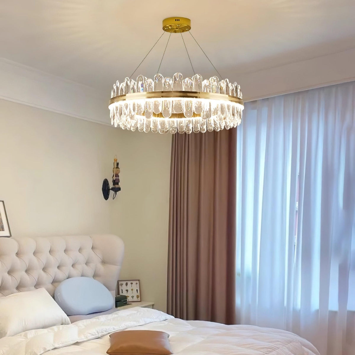 Xoriel lampadario Cristallo Postmoderno di lusso