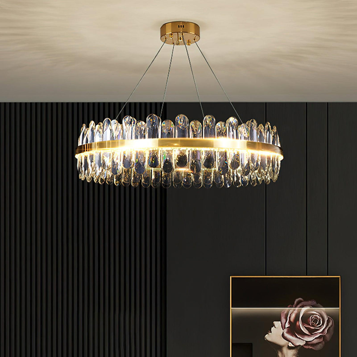 Xoriel lampadario Cristallo Postmoderno di lusso