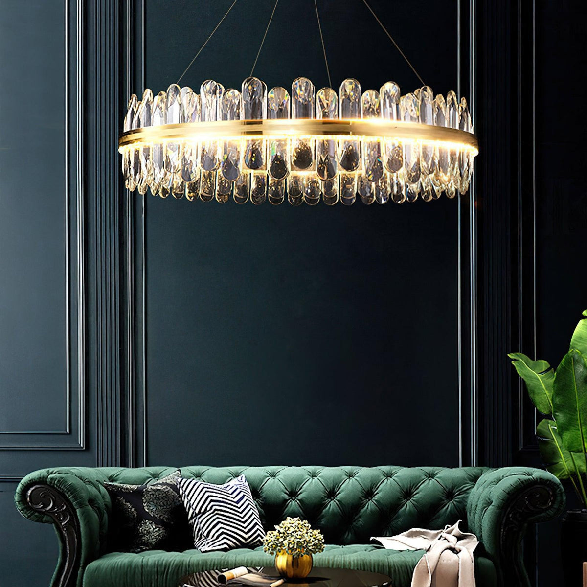 Xoriel lampadario Cristallo Postmoderno di lusso