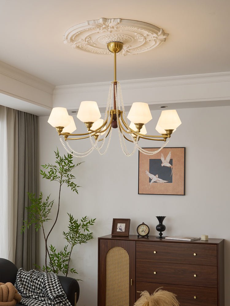 Othaus lampadario Eleganza vintage in legno Tradizionale