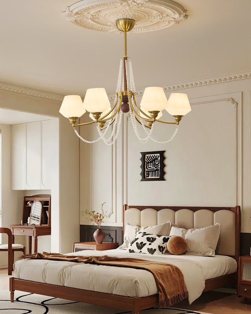 Othaus lampadario Eleganza vintage in legno Tradizionale