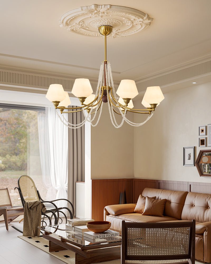 Othaus lampadario Eleganza vintage in legno Tradizionale