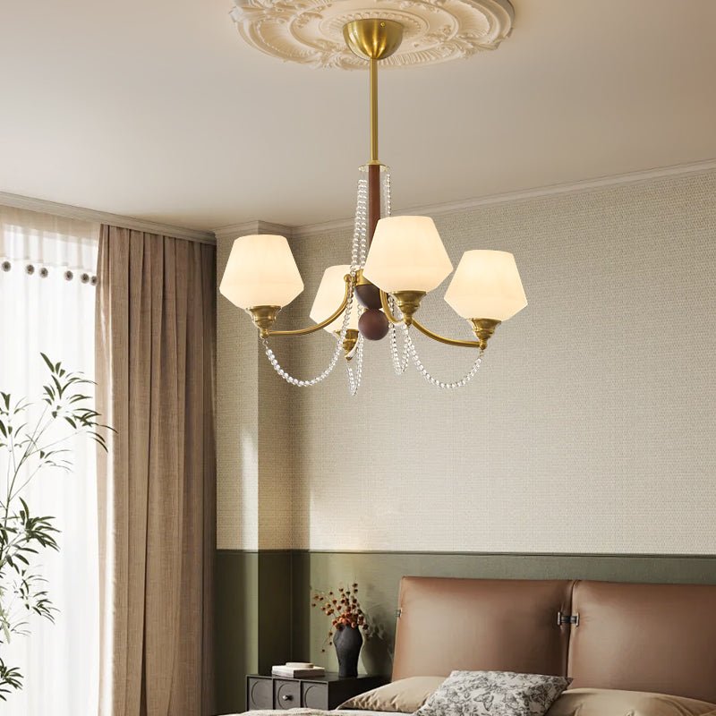Othaus lampadario Eleganza vintage in legno Tradizionale