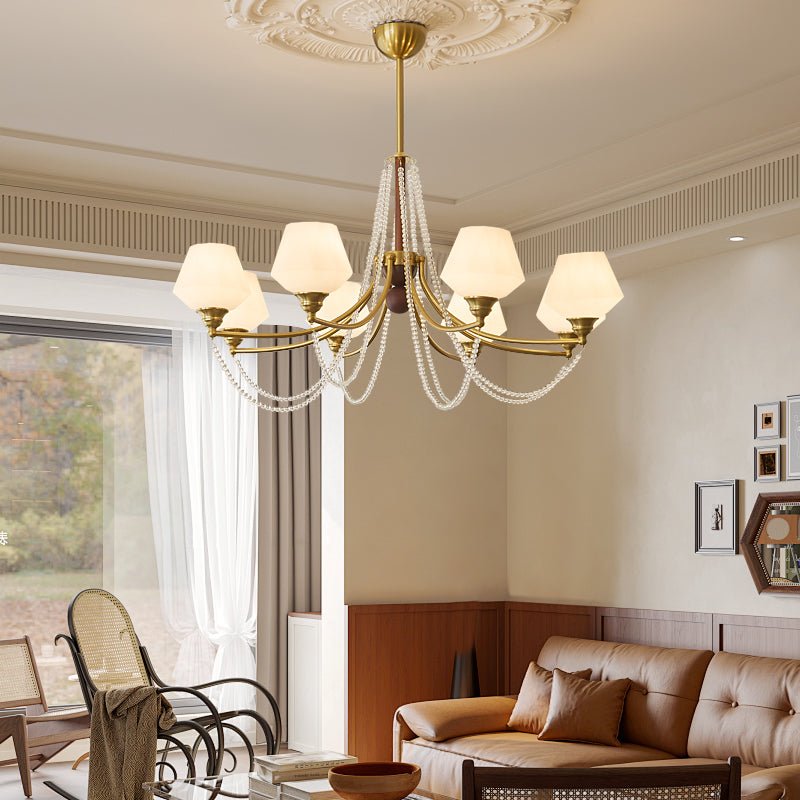 Othaus lampadario Eleganza vintage in legno Tradizionale