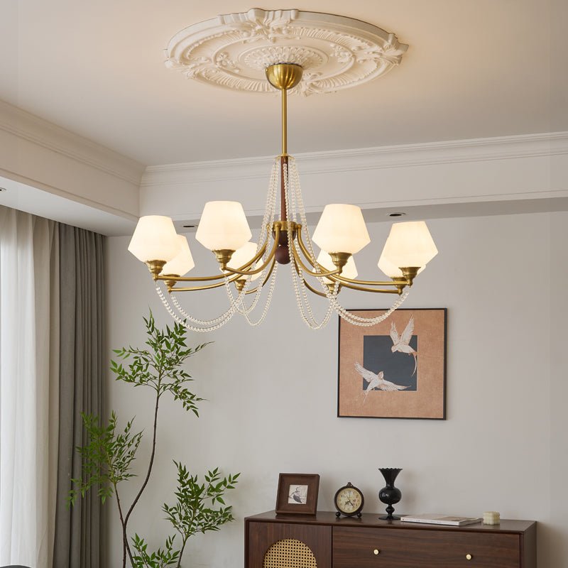 Othaus lampadario Eleganza vintage in legno Tradizionale