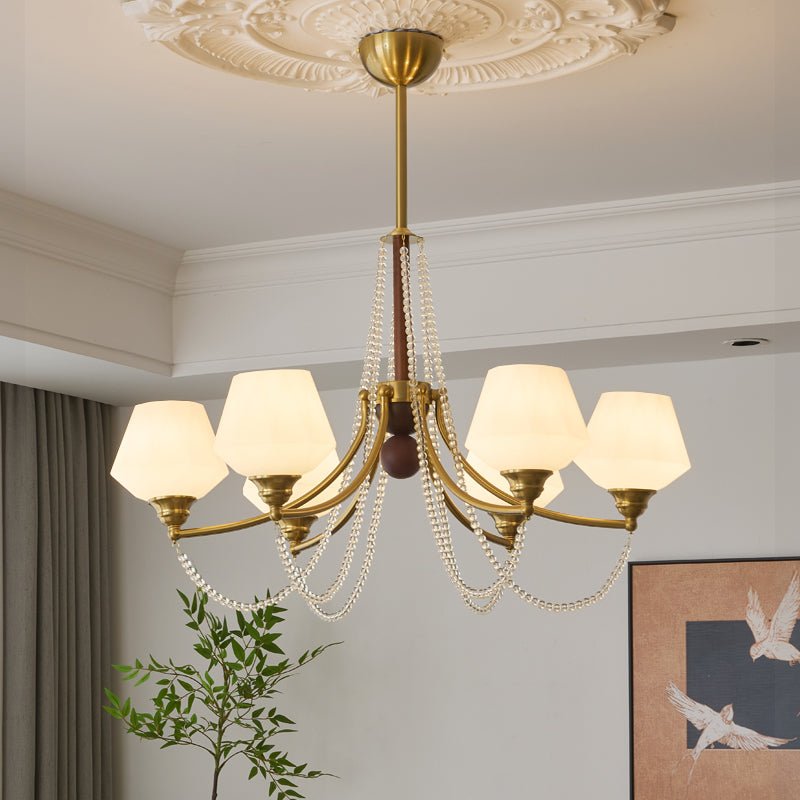Othaus lampadario Eleganza vintage in legno Tradizionale