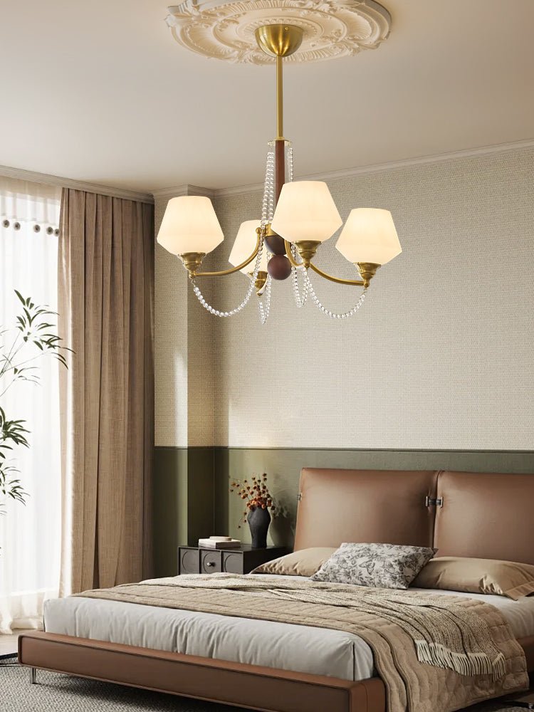 Othaus lampadario Eleganza vintage in legno Tradizionale