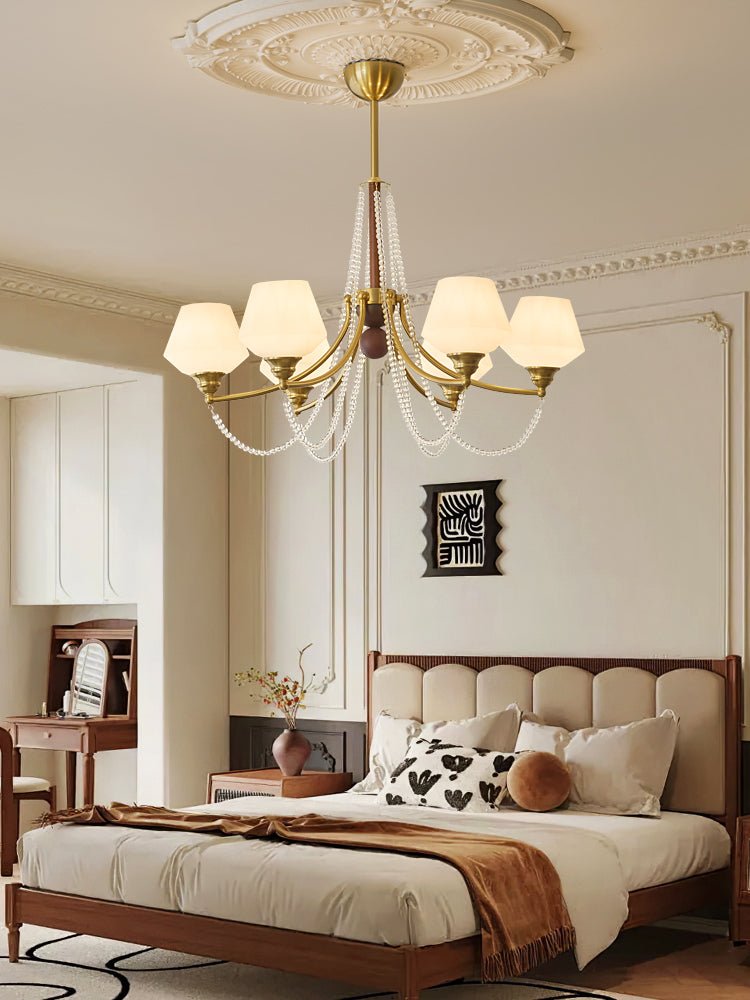 Othaus lampadario Eleganza vintage in legno Tradizionale