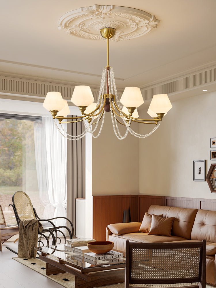 Othaus lampadario Eleganza vintage in legno Tradizionale
