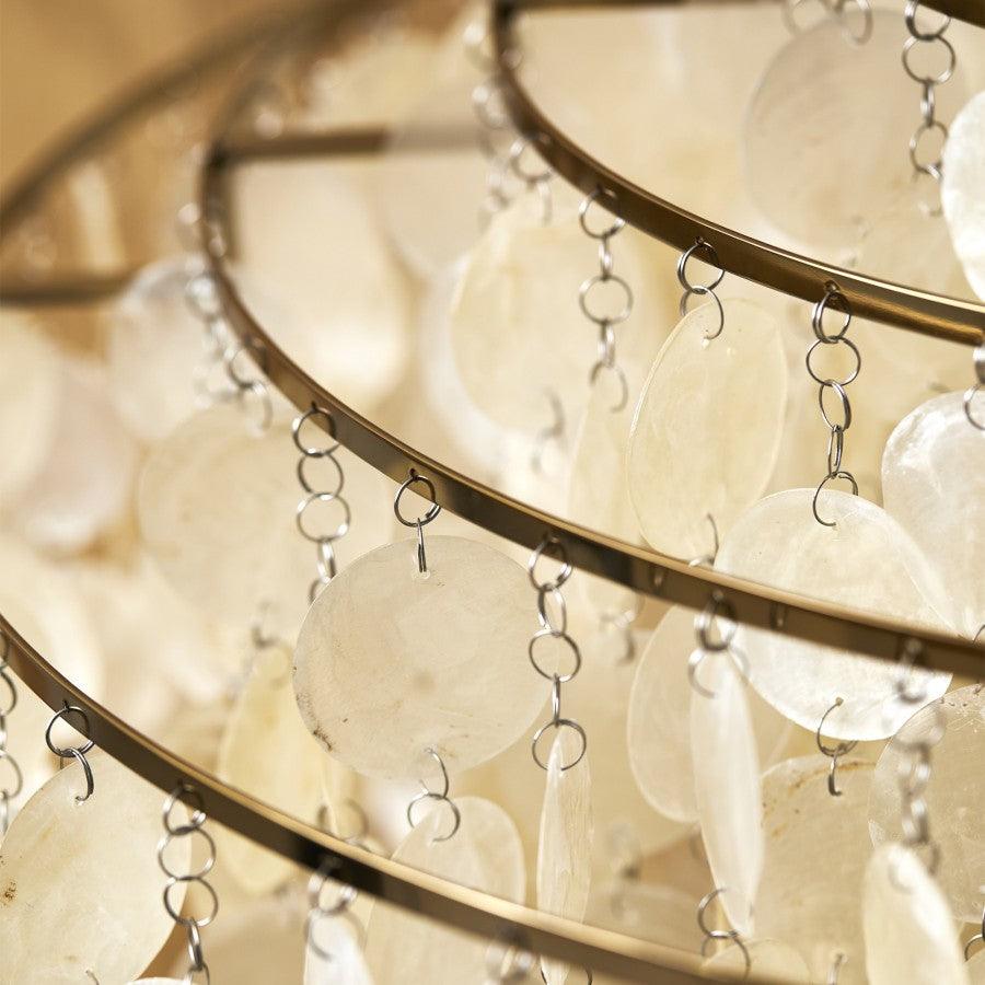 Rivena lampada a sospensione Guscio Tondo Anello
