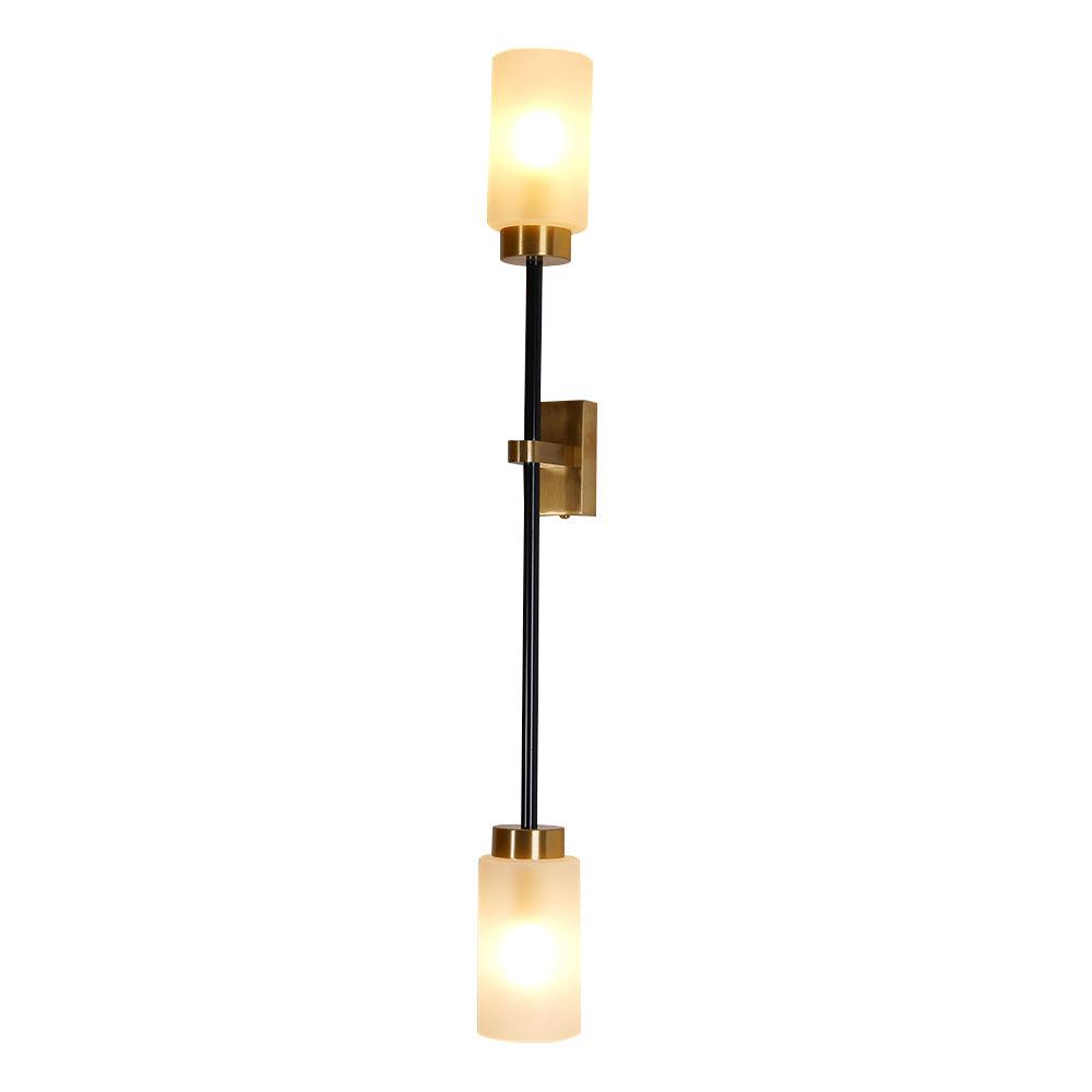 Tekas lampada da parete cilindro vetro lineare