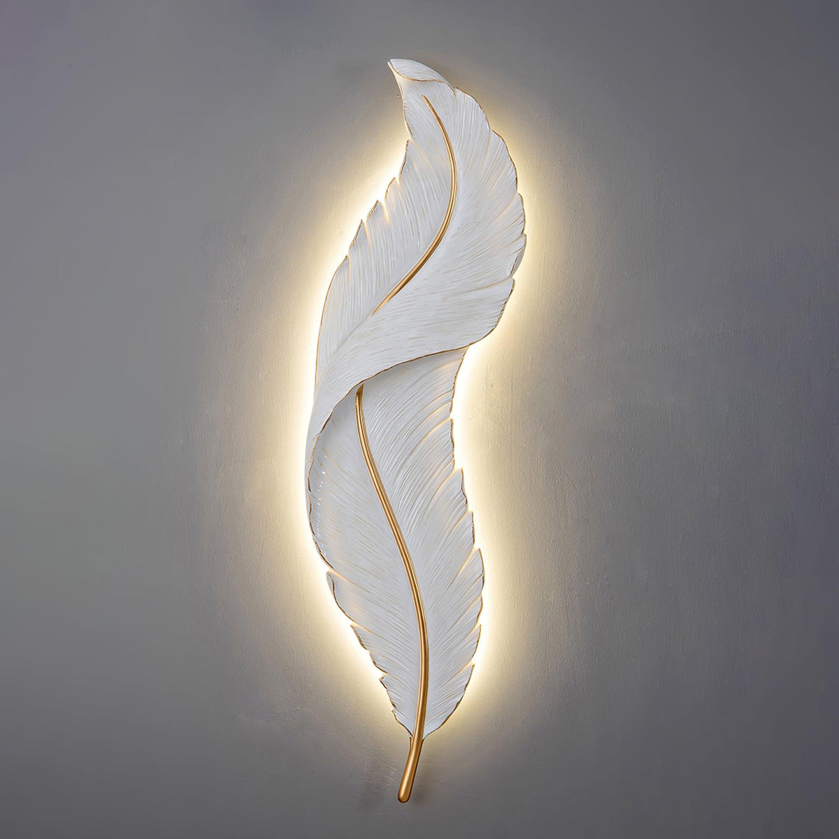 Arvess lampada da parete in resina Individual Creativity Feather