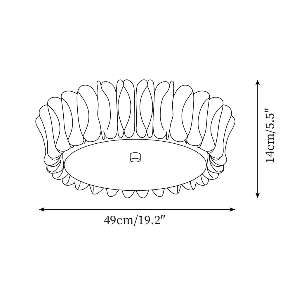 Petalis lampada da soffitto LED