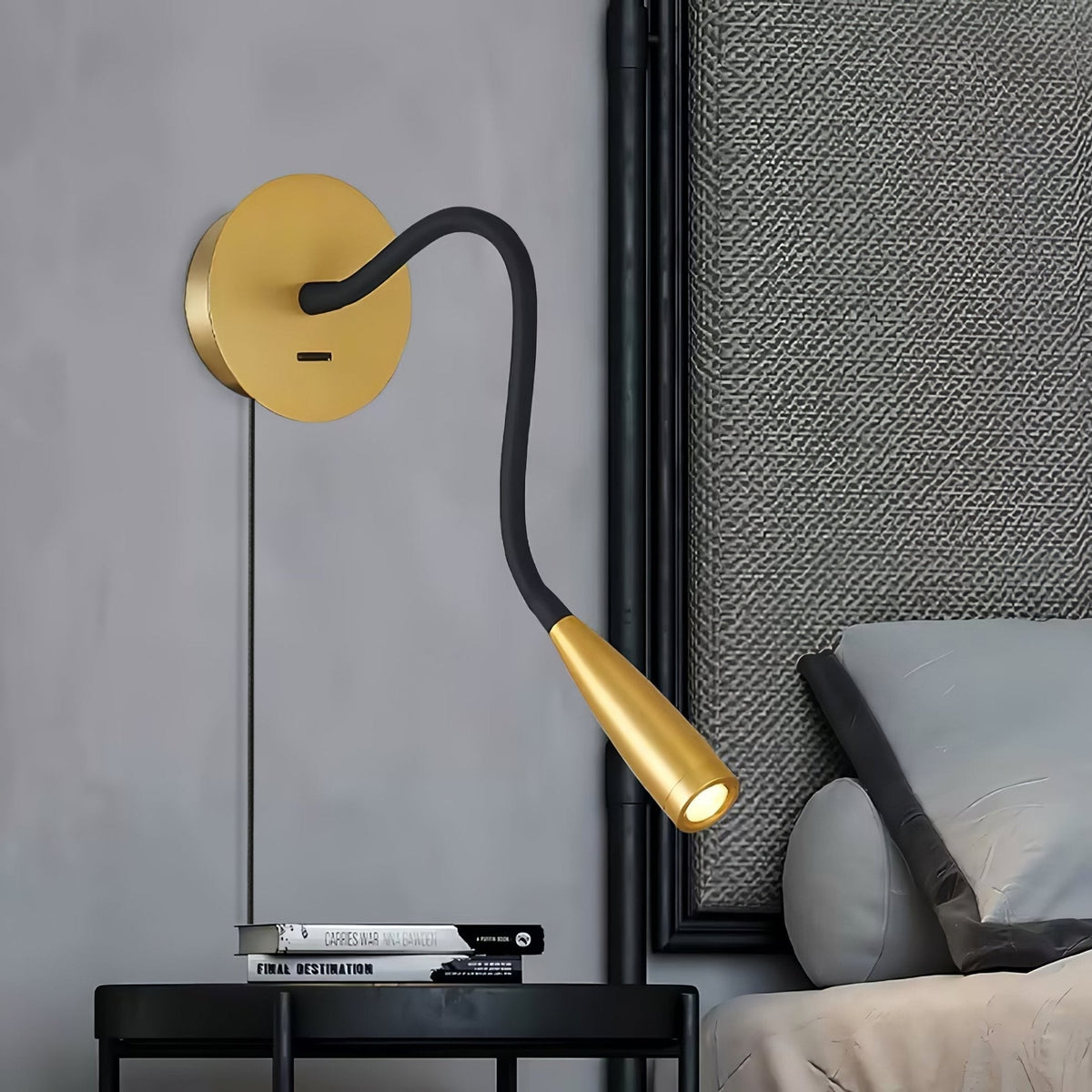 Rivanelle lampada da parete moderna minimalista con spina