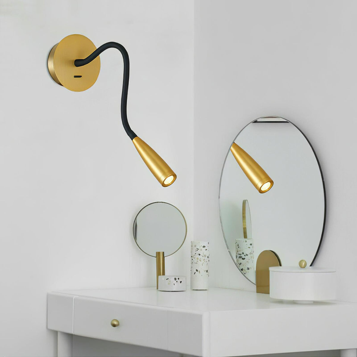 Rivanelle lampada da parete moderna minimalista con spina